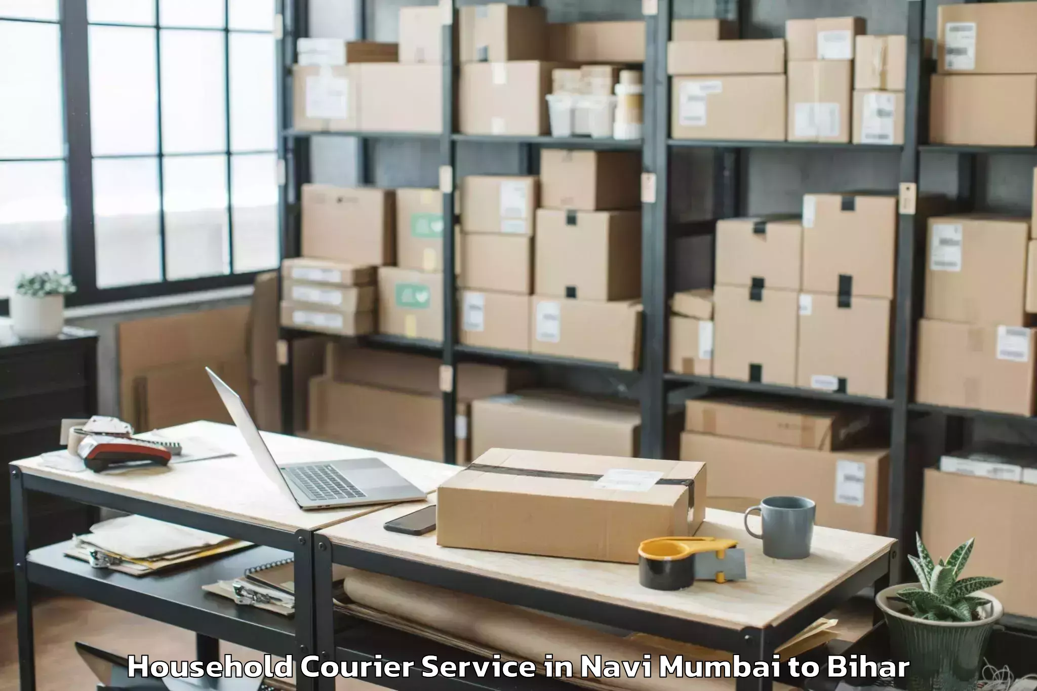 Easy Navi Mumbai to Kochas Household Courier Booking